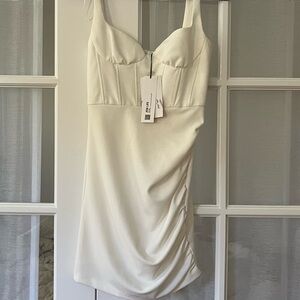 White mini dress NWT